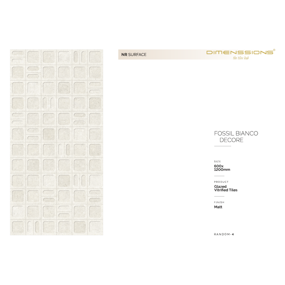 Fossil Bianco Décor